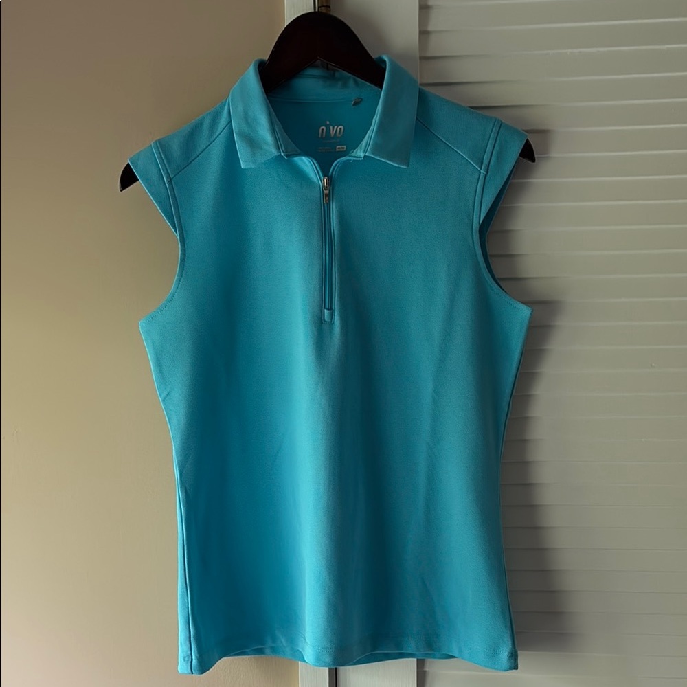 EUC Women's Blue Sleeveless Top